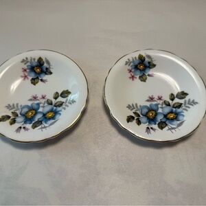 Floral Patterned Porcelain Plates